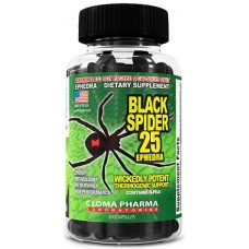 Cloma Pharma ORIGINAL Black Spider 25 100 капсул